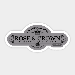 Rose & Crown - 2 Sticker